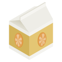 juice, orange, pack svg vector icon