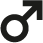 male, sign icon