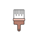 building, construction, hammer, paint, tool, tools, work svg vector icon