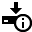 download,information,descending,fall,decrease,down,descend,info,about icon
