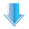 down,descend,download,fall,decrease,descending icon