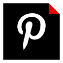 brand, logo, media, pinterest, social svg vector icon