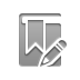 bookmark,pencil icon