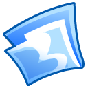 folder,blue icon