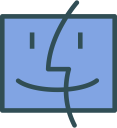 brand, finder, logo, network, social svg vector icon