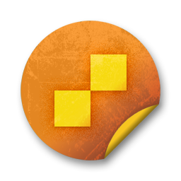 orange,grunge,sticker,badge icon