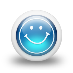 glossy,blue,orb icon