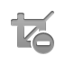 crop,delete icon