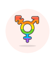lgbtq, sign, transgender svg vector icon