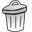etrash,empty,blank icon
