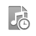 playlist,clock icon