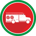 burn, fire, flame, logistics, truck svg vector icon