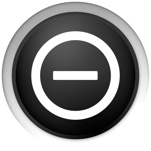 black,stop,cancel,no icon