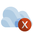 cloud,cross icon