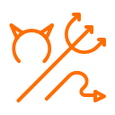 costume, devil, halloween, suit svg vector icon