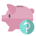 piggy,bank,help icon