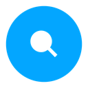 find, glass, look, magnifier, search, up, zoom icon