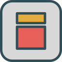 brand, logo, network, peek, social svg vector icon