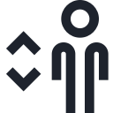 down, elevator, man, people, person, public, sign, up svg vector icon