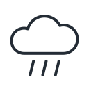 cloud, rain, rainy, weather svg vector icon