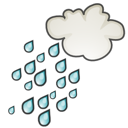 showers, weather icon