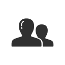 group, linkedin, network, users svg vector icon