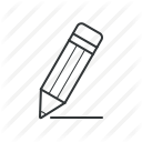 draw, edit, note, pencil, stationery, write, writing icon