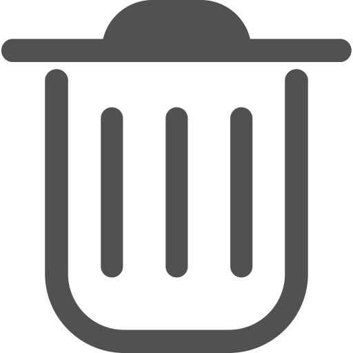 Delete svg vector icon