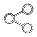 productivity, shape, share, social svg vector icon