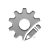 gear,pencil icon