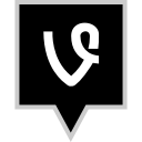 media, social, vine svg vector icon