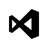 visualstudio,black icon