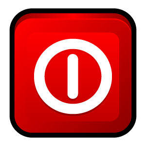 window,turn,off icon