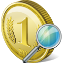 coin,search icon