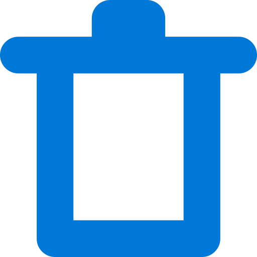 Delete svg vector icon
