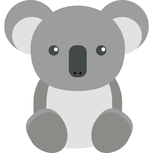 Koala svg vector icon