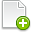 add, page, white icon