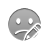 smiley,sad,pencil icon