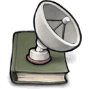 satelite,book icon