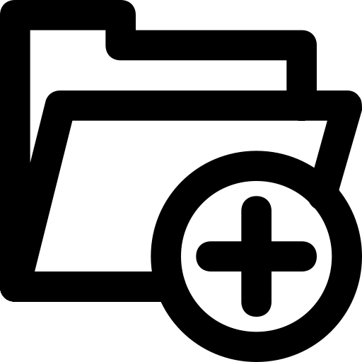 Folder Add svg vector icon