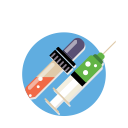 blood, drug, healthcare, medical, medicine, syringe svg vector icon