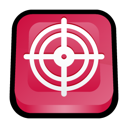 mcafee, target, virus icon