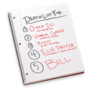death,list,listing icon