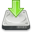 download, guardar, harddisk, save icon