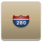highway, maps, sign icon