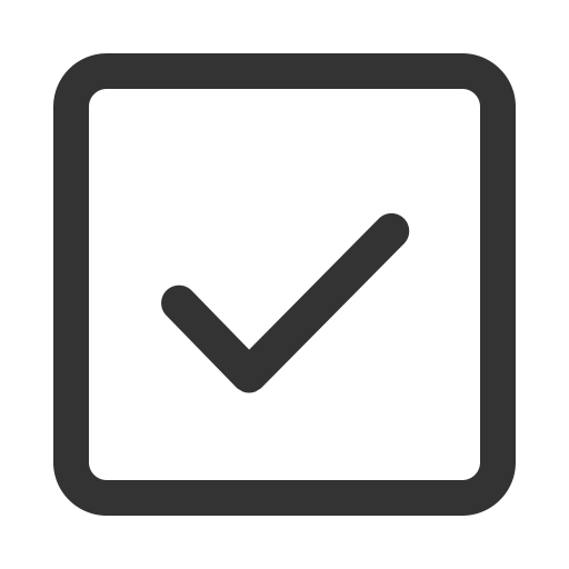 Square Check svg vector icon