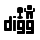 digg, myspace icon