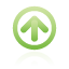 frame, green, navigation, up icon