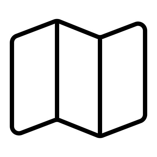 Map svg vector icon