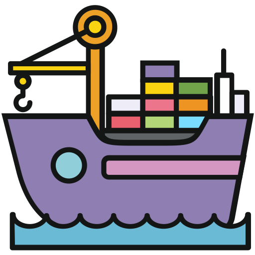 Freighter svg vector icon